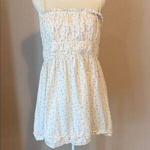 Free People White Floral Sundress